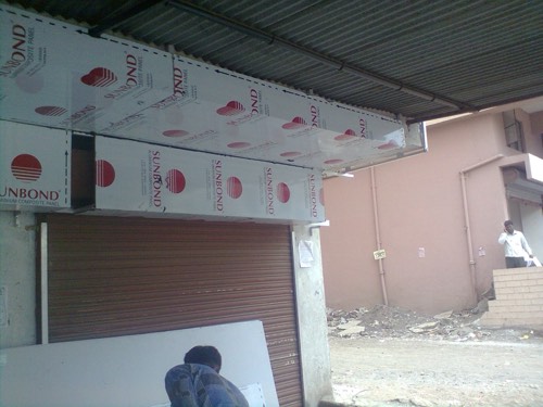 Glass door work by Sonali Enterprises at A 1 Glass, Shivane - view 4