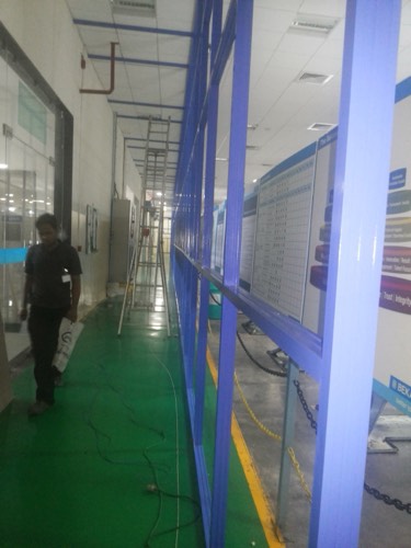 Glass door work by Sonali Enterprises at Bekaert Carding, Sanaswadi - view 1
