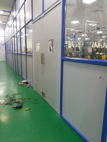 Glass door work by Sonali Enterprises at Bekaert Carding, Sanaswadi - view 5