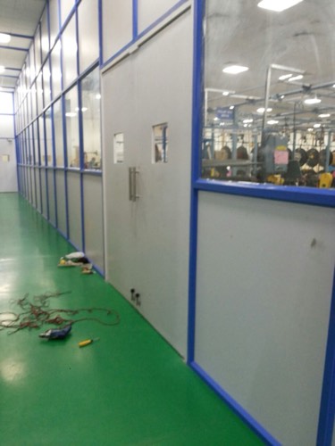 Glass door work by Sonali Enterprises at Bekaert Carding, Sanaswadi - view 7