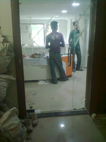 Glass door work by Sonali Enterprises at Chandere Builder, Chandan Nagar - view 15