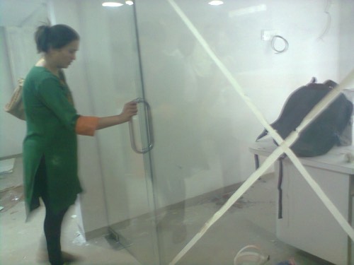 Glass door work by Sonali Enterprises at Chandere Builder, Chandan Nagar - view 16