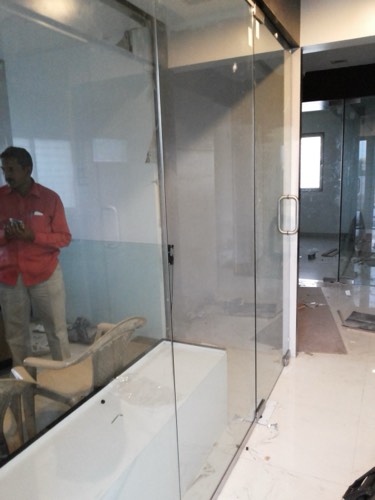 Glass door work by Sonali Enterprises at Chandere Builder, Chandan Nagar - view 5