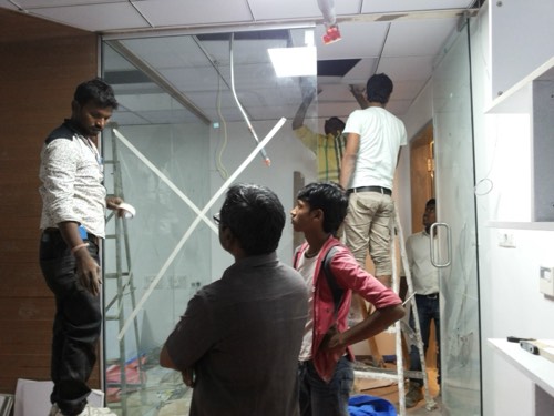 Glass door work by Sonali Enterprises at Ignatius, Baner - view 3