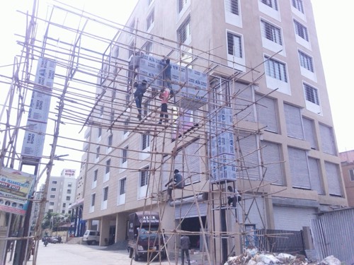 Glass door work by Sonali Enterprises at Jadhvar College, Narhe - view 1