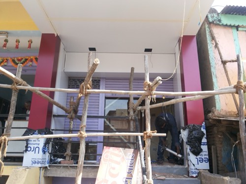 Glass door work by Sonali Enterprises at Janta Bank ATM, Shirwal - view 13
