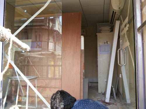Glass door work by Sonali Enterprises at Janta Bank ATM, Shirwal - view 4