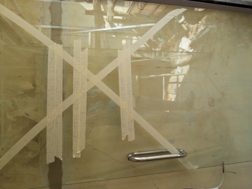 Glass door work by Sonali Enterprises at Janta Bank ATM, Shirwal - view 5