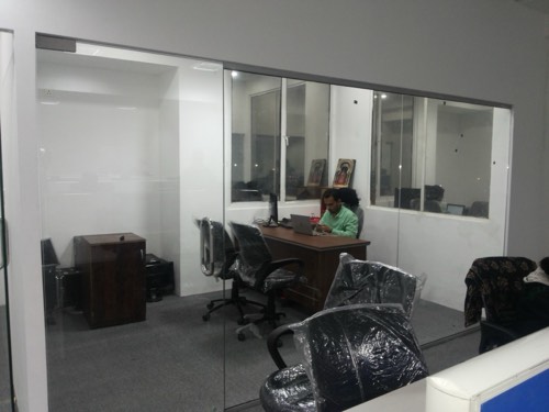 Glass door work by Sonali Enterprises at Manisha Construction - view 2